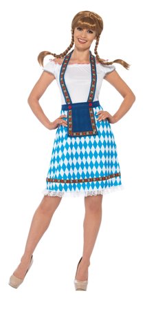Bavarisk Piga Maskeraddräkt Oktoberfest S