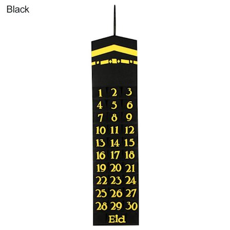 Eid Mubarak Filtkalender SVART SVART
