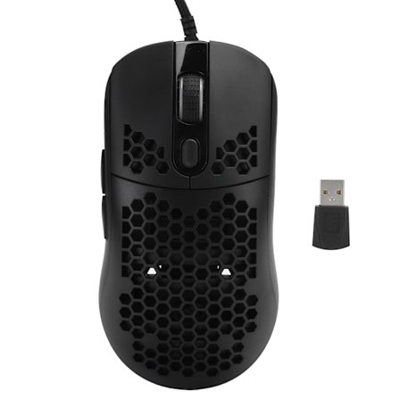 HXSJX600 Gamer-mus med kabel, RGB, DPI 800/1600/2400/3200/4800/6400