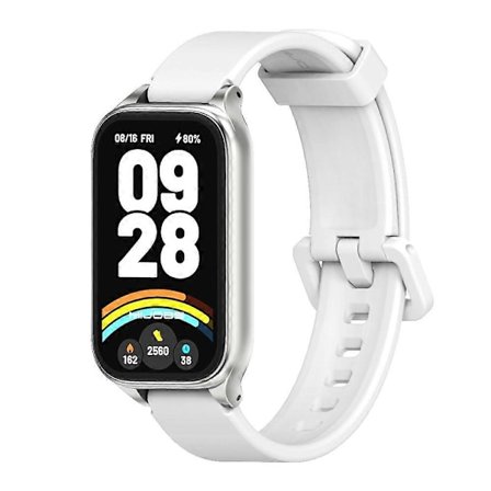 Mijobs Metallskal Silikon Armband För Xiaomi Smart Band 9 Active / Redmi Band 3 (LGL)