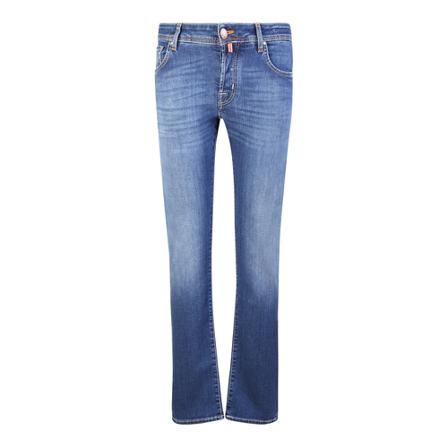 Jacob Cohën, Nick slim jeans in denim Niebieski, Mężczyzna, Rozmiar: W34