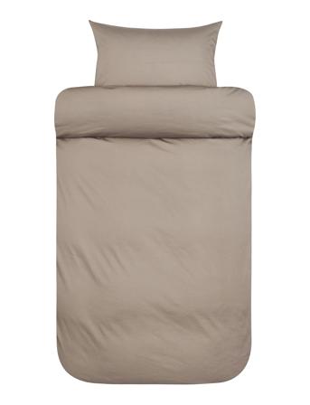 Harmoni St Washed Sateen Bed Set Home Textiles Bedtextiles Bed Sets Beige Høie Of Scandinavia