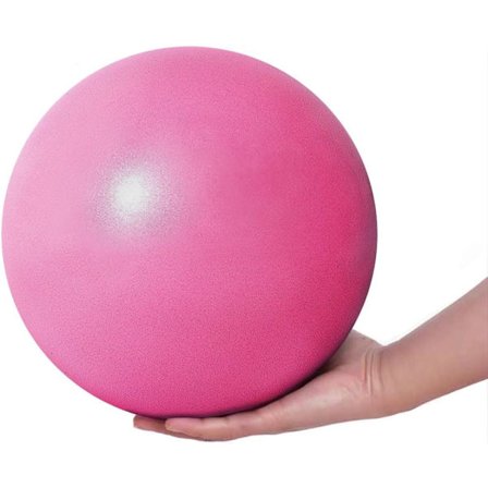 Vaaleanpunainen 25 cm pehmeä pilatespallo / pieni kuntoilupallo - Mini-joogapallo, core-pallo, balettipallo, pieni kuntoilupallo