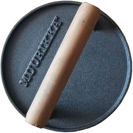 Muurikka Rund grillpress, gjutjärn | Utematlagning > Grillar > Grilltillbehör | Bagaren och Kocken