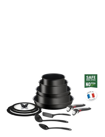 Ingenio Unlimited On 13 Pcs Set Black Tefal