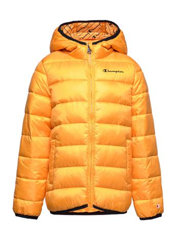Hooded Jacket Fôret Jakke Gul Champion