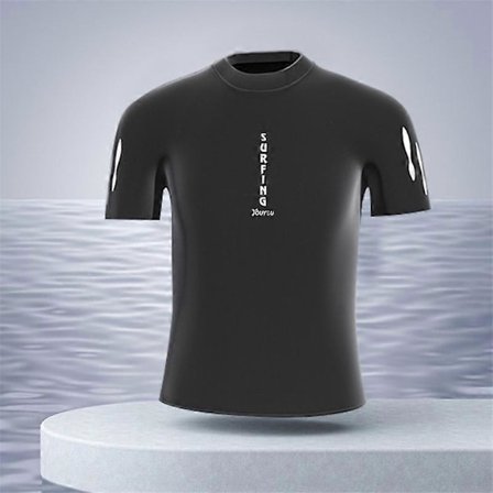 Miesten ihosuoja lyhythihainen uimapaita miehille UPF 50+ UV-suoja Kompressio lyhythihainen vesipaita nopeasti kuivuva