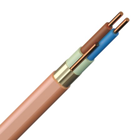 Draka PRSuper 500V 2x2,5/2,5mm² ER Brun TK50