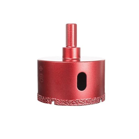 Diamantbelagt hullsagbor, høytytende hullkutter for glass/fliser/granitt/marmor 60mm