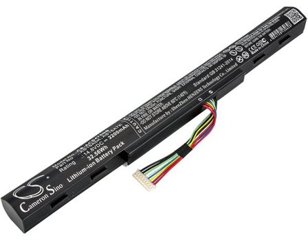 Batteri til bærbar PC for Acer Aspire E5-475G, Aspire E5-523G og andre.