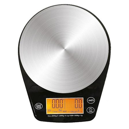 6,6 kg/3 kg Digital Hand Drip Kaffeskala i Rostfritt Stål