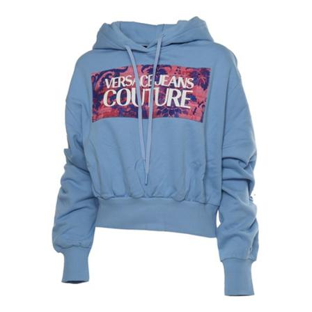 Versace Jeans Couture, Sweatshirts Blauw, Dames, Maat:M