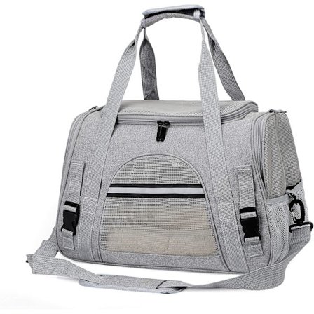 Katt transportväska, andningsbar och hopfällbar hundtransportväska, katt transport [GKS]