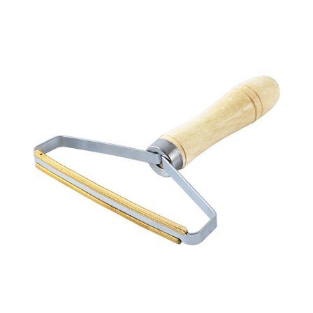 Bærbar hårfjerner, bærbar stofhårfjerner, egnet til tøj, trøjer, vævede frakker, tæpper og kæledyrshår (brun).