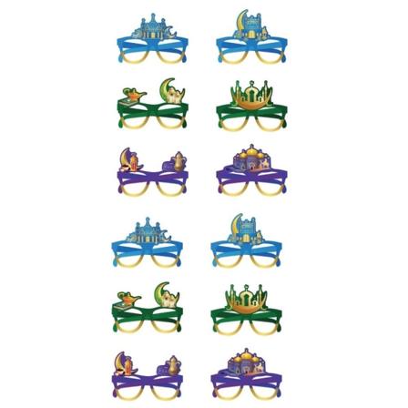 Ramadan Party silmälasit Eid al-Fitr koristelasit 12 kpl 12pcs