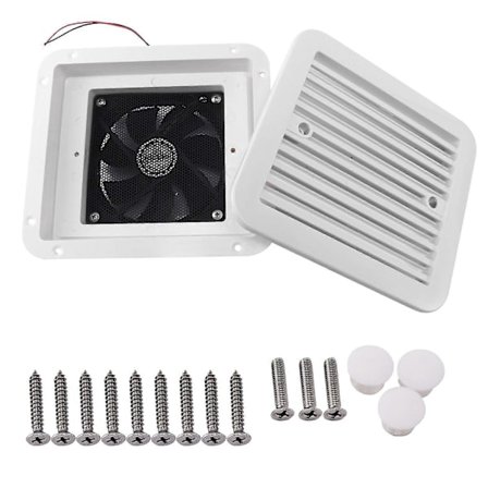 12V Universal Bobil Mute Tak Kjøling Tilhenger Eksosvifte Caravan Effektiv Takmontering Ve (FMY)