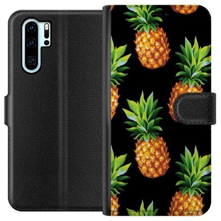 Kompatibel Tegnebogsetui til Huawei Huawei P30 Pro Ananas