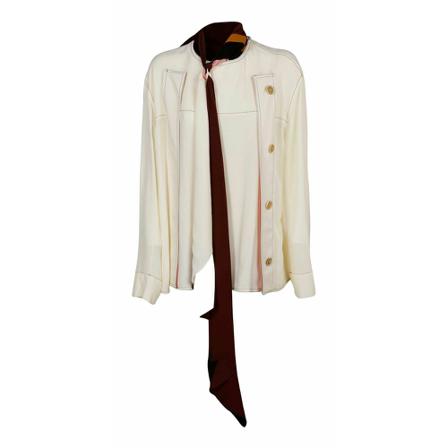 Marni, Blouse Wit, Dames, Maat:S