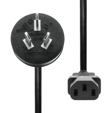 ProXtend strømkabel - Type I til IEC 60320 C13 - 2 m