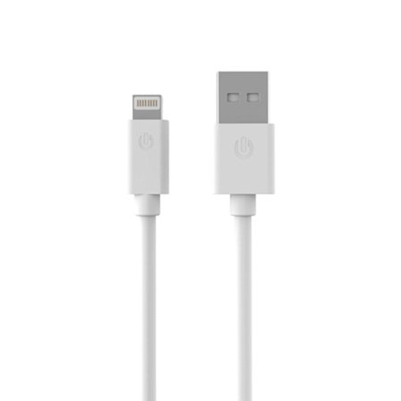 G-SP Laddkabel iPhone/iPad/Airpods MFi 3 meter - Vit