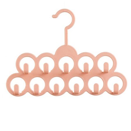 Slinga Scarf Hängare halkfri Multifunktionsgarderob Organisation Förvaringshållare För Scarf Herr Slips Dam Sjal 11 öglor