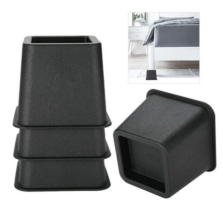 4 kpl/setti Huonekalujen nostin Säädettävä sängyn tuolin nostin Leveä jalkojen nostokannatin, Sängyn nostin, Huonekalujen nostin, Sohvan nostin