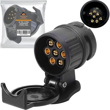 13-polig adapter för släpvagnsuttag, 13 till 7-polig adapter för släpvagnsuttag