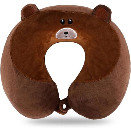 Reisepute Nakkestøtte 30x30cm Memory Foam Nakkepute U-formet