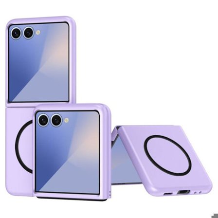 Skyddsskal - BOOLING - för Samsung Galaxy Z Flip 7 - Stötsäker - Magnetcirkelsystem - Lila