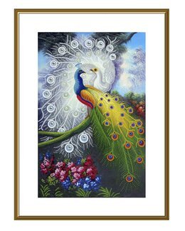 Pärlbroderi Påfågel - Nova Sloboda