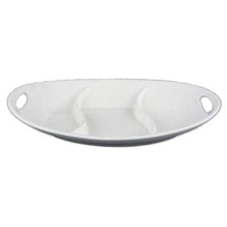 Porcelænstønde - Tre stykker - 4-pakning Vit