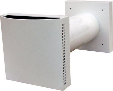 Flexit Aero Friskluftventil 125 mm, hvid, Ventilation