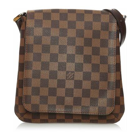 Louis Vuitton Vintage, Pre-owned Shoulder Bags Bruin, Dames, Maat:ONE Size,Canvas