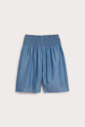 Kappahl | Shorts med vaffelstrikk Blå L | Blå