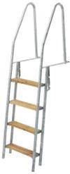 W.steps 910070 Bryggstege 4 steg varmförzinkad, Pooler & utebad