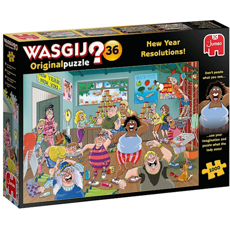 Jumbo Wasgij Original New Year Resolutions! Pussel 1000 Bitar