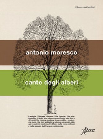 Canto degli alberi Antonio Moresco