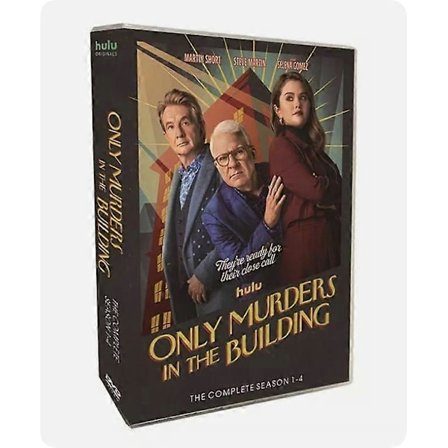 Only Murders in the Building Kausi 1-4 DVD 8-Levyn englanninkielinen versio