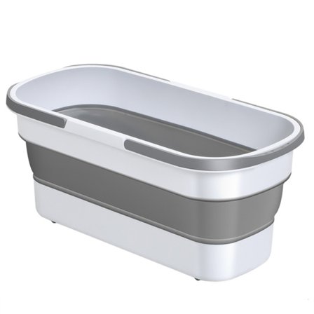 Stor platt mopphink med rullhjul Stor kapacitet städhink för hemmakök