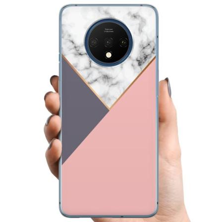OnePlus 7T TPU Mobilcover Marmor Skæring