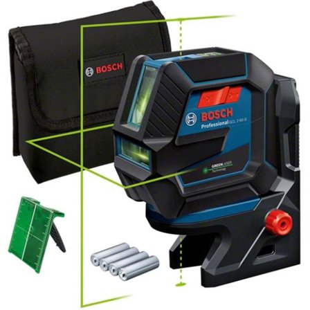 Bosch GCL 2-50/RM10 Kombilaser grønn, med batterier, Laserinstrumenter