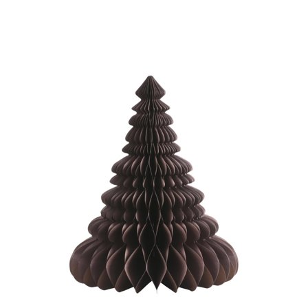 Chic Antique Dekorasjon Juletre Papir Brun_H50cm