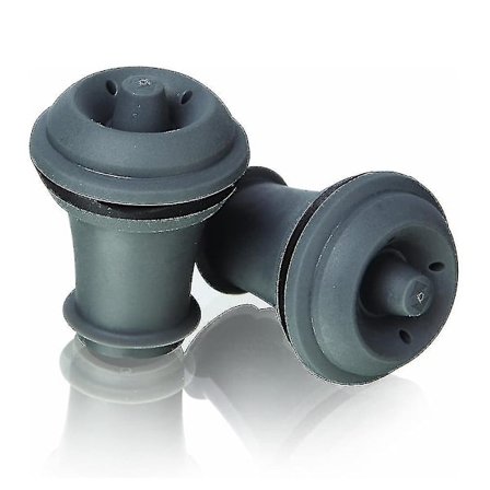 Viininsäilytin, Tyhjiösuodattimet, Viinipullojen sulkija, Uusiokäyttöinen pullon sulkija pitää tyhjiön, 10 kpl - musta