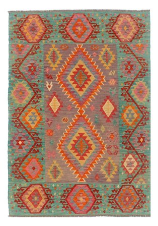 Kilim Afghan Old Style Rug Oriental (Wool, Afghanistan)