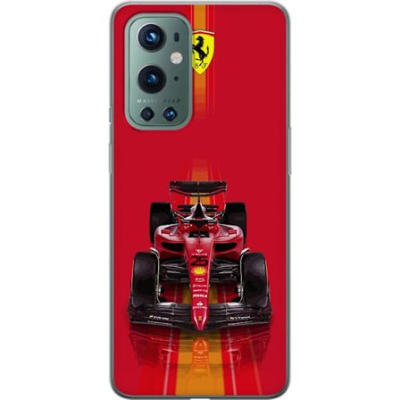 Yhteensopiva Puhelinkuori OnePlus OnePlus 9 Pro Ferrari Formula 1 -auto ikonisessa punaisessa muotoilussa urheilullisella tarkkuudella
