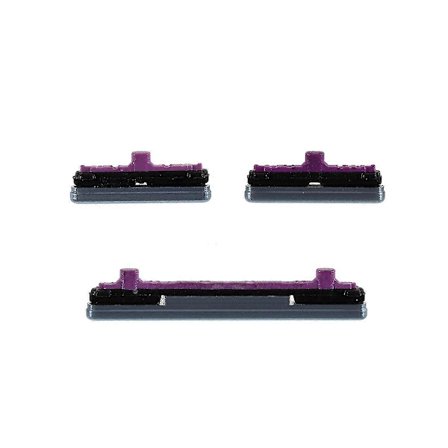 For Samsung Galaxy S10 G973/S10 Plus G975 3 stk./sett OEM Strøm På/Av og Volum Sideknapper [DB]
