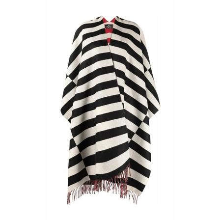 Etro Capes Hvid, Dame Poncho, Størrelse: ONE Size