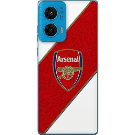 Kompatibelt Mobilskal till Motorola Motorola G96 Moschino Toy teddybjörn med enkel tecknad design, brun björn med vit tröja och tydlig logotyp på