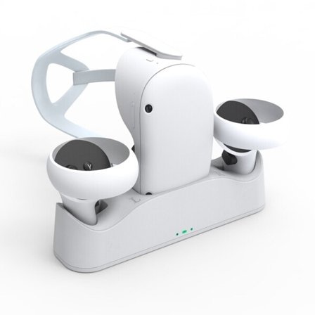 Magnetisk Opladningsstation Til Oculus Quest 2 Briller Headset Håndtag Controller