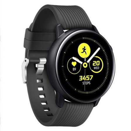 Galaxy Watch -rannekoru 20 mm 4/5 40/42/44/45/46 mm musta